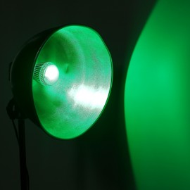 Светодиодная LED RGB цветная лампа 9W с пультом управления