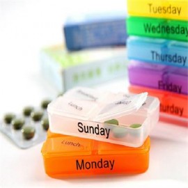 Органайзер для таблеток на 7 дней (дневные контейнеры для лекарств)