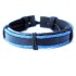 Кожаный плетеный браслет Сумерки черный с синим