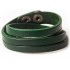 Кожаный оригинальный премиум браслет Фор зеленый