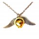 Кулон из металла Гарри Поттер Золотой Снитч - украшение на шею