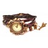 Женские винтажные часы кожаный браслет с часами Париж черный